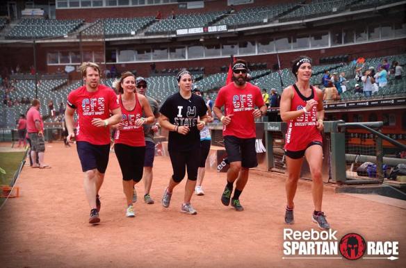 Mel, Bonnie, Nic, Cheryl, Slater and Hillary looking pretty stud like at the last Spartan RACE!!!! Way to go guys!!!
